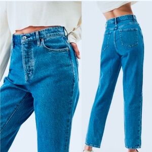 L.L.Bean Vintage 100% Cotton Original Fit Straight Leg High Rise Denim Jeans-12